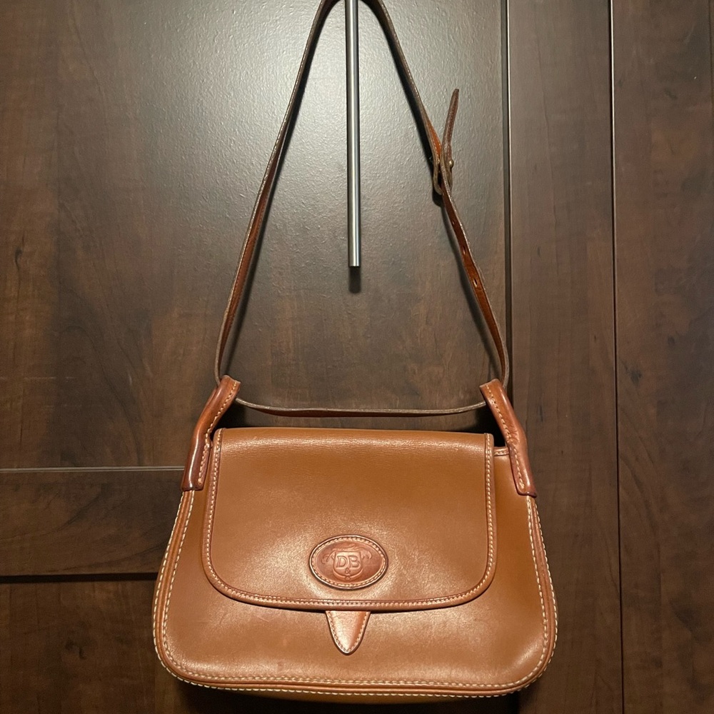 Dooney & Bourke Brown Leather Shoulder Bag